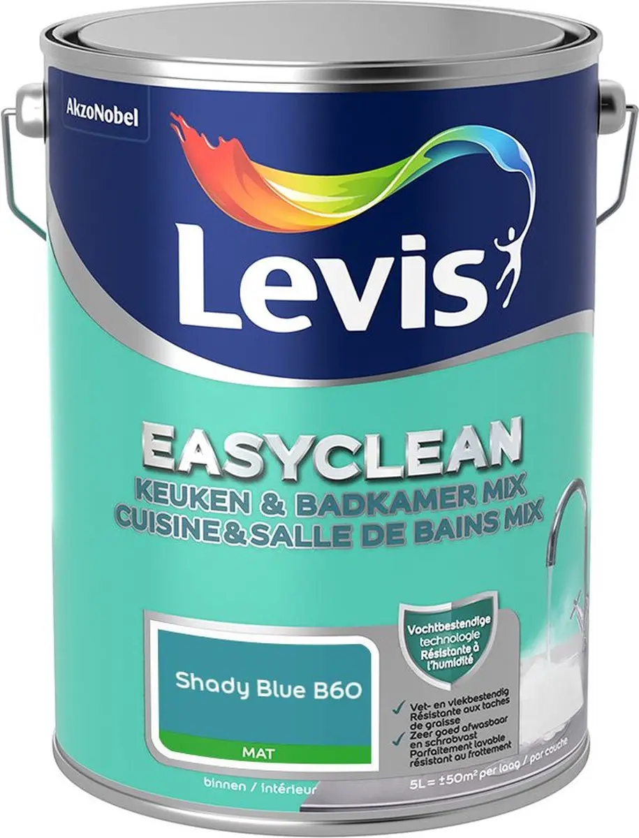 Levi's Easyclean Mengverf Shady Blue B60