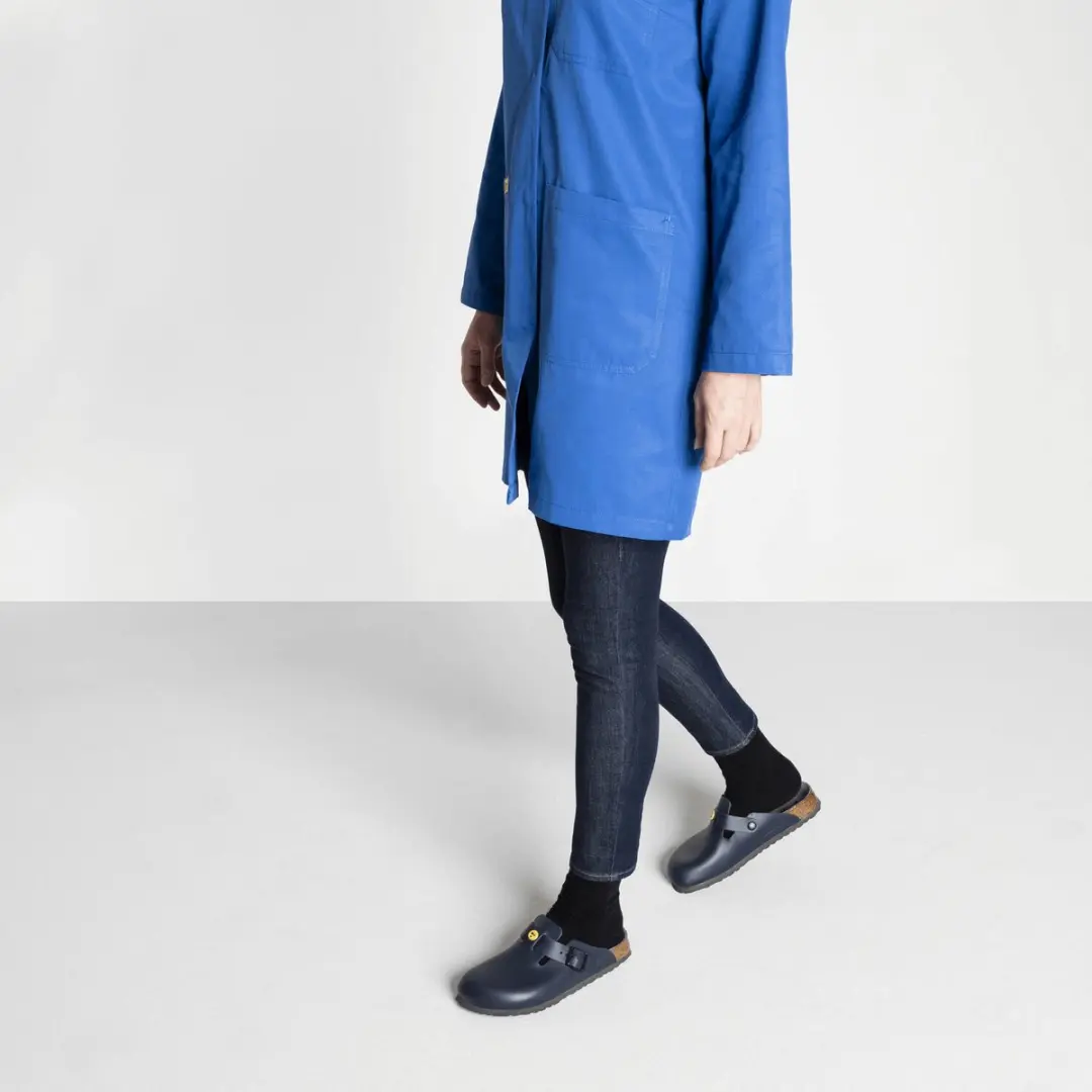 Birkenstock Boston ESD Dames Werkklompen Blauw - Maat 36