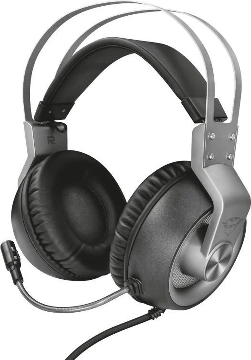 Trust GXT Ruptor 22808 Gaming Headset - 50mm Drivers - Zwart Grijs - afbeelding 6 van 6