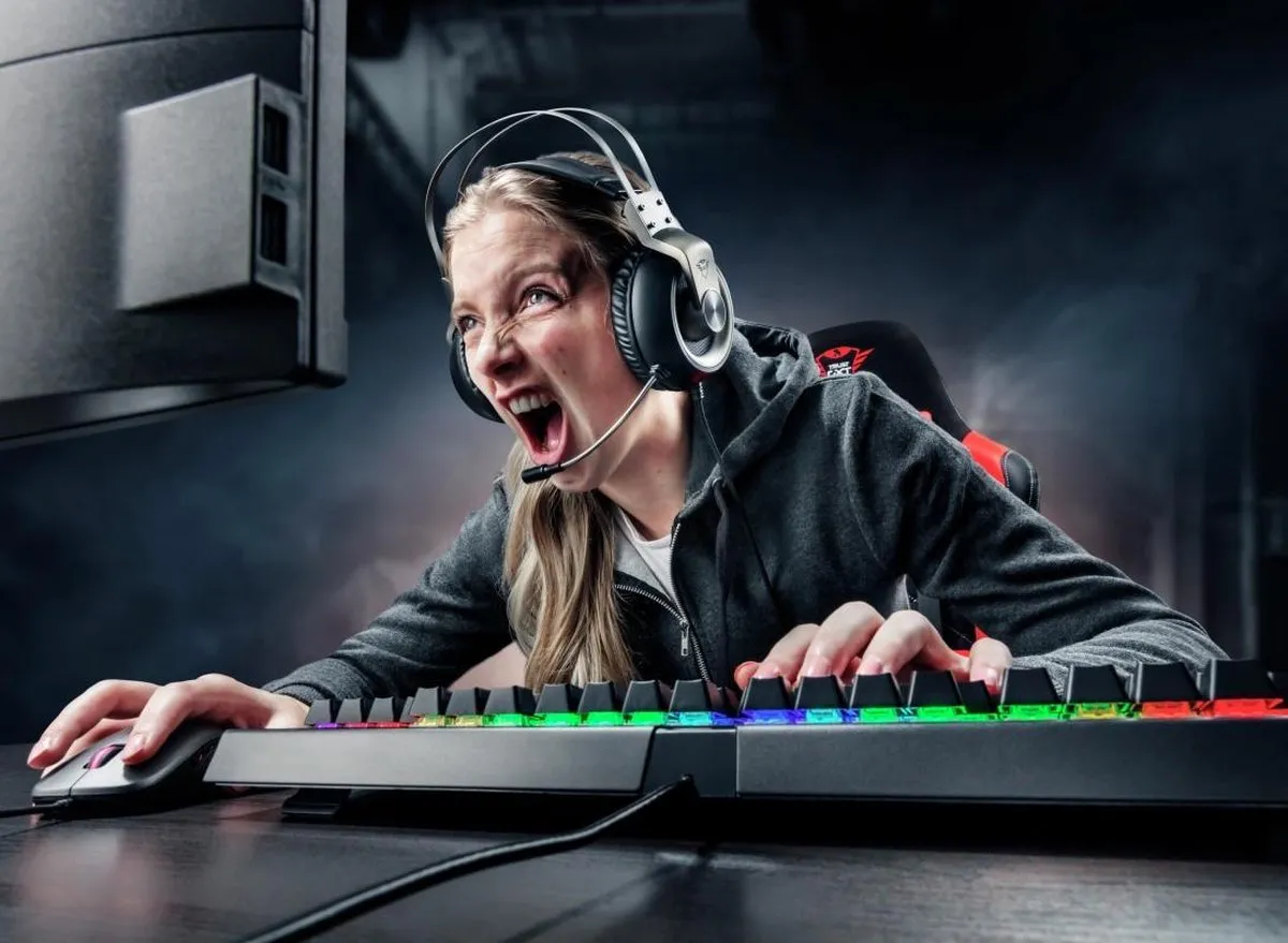 Trust GXT Ruptor 22808 Gaming Headset - 50mm Drivers - Zwart Grijs