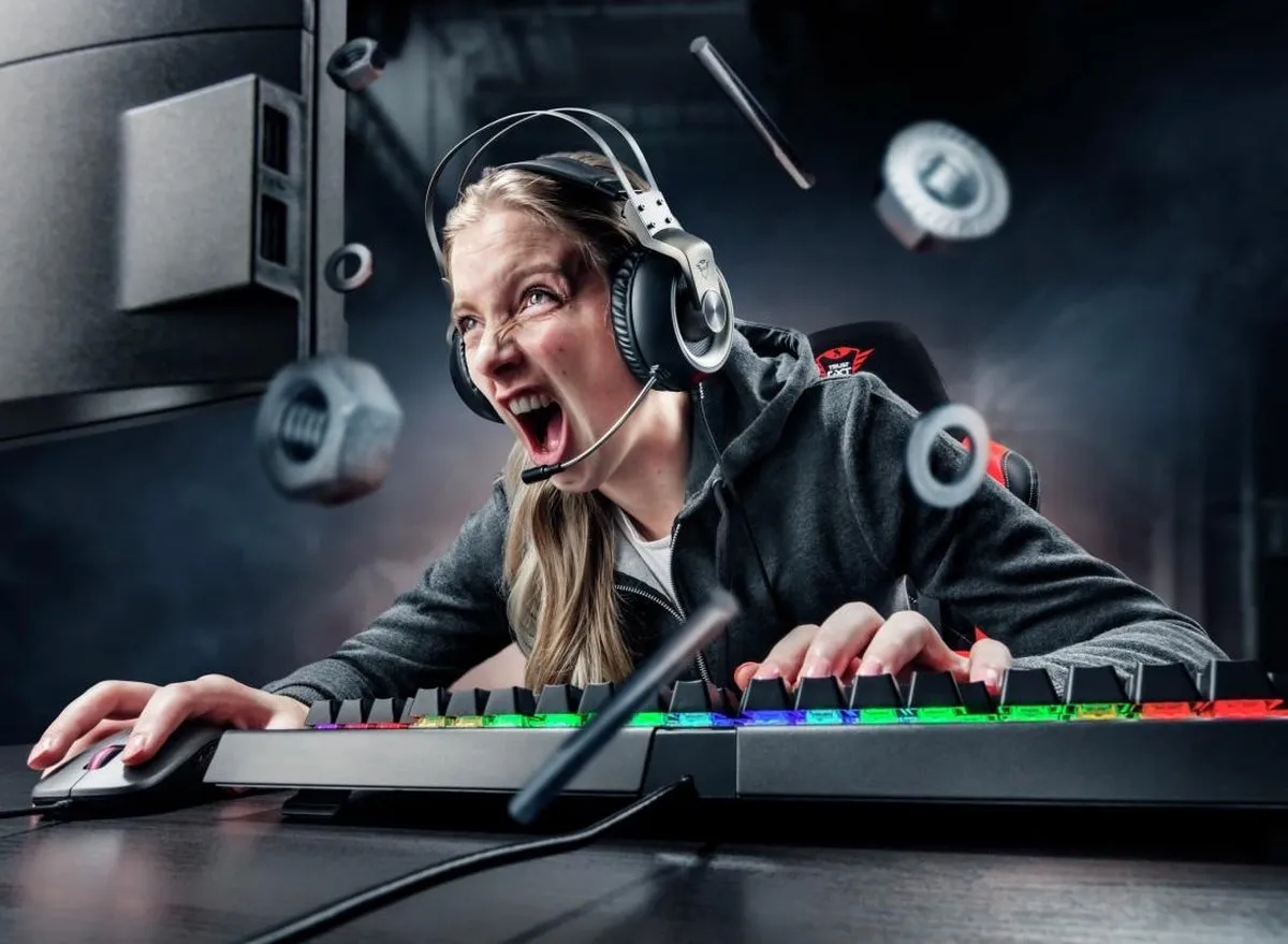 Trust GXT Ruptor 22808 Gaming Headset - 50mm Drivers - Zwart Grijs