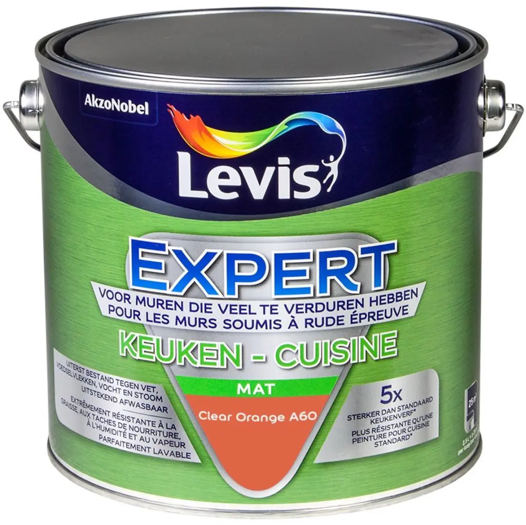 Levi's Expert Keuken Mix Clear Orange A60 Mengverf 2,5L