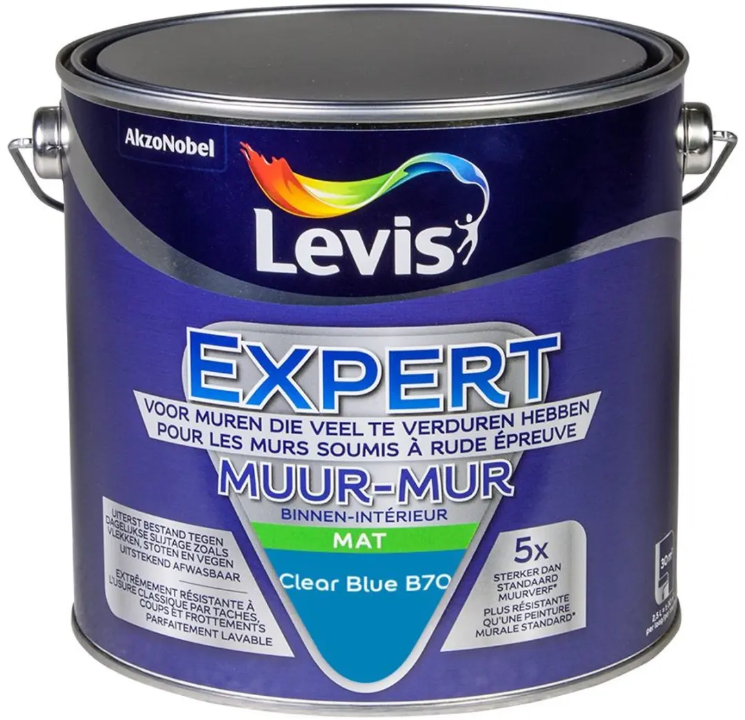 Levi's Expert Muurverf Clear Blue B70