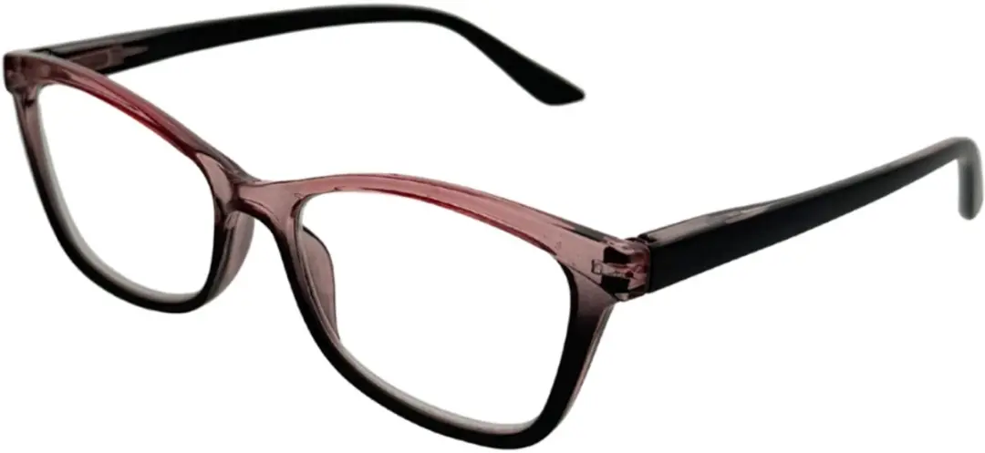 Leesbril Parijs Roze/zwart +1.0