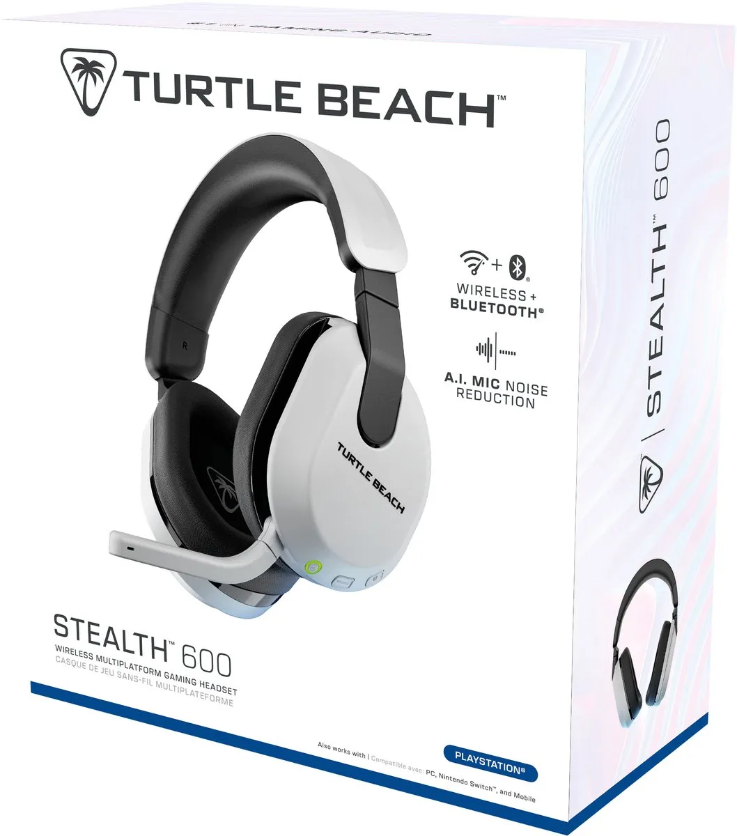 Turtle Beach Stealth 600p Gen 3 Gaming Headset Wit - 50mm Drivers - afbeelding 6 van 6