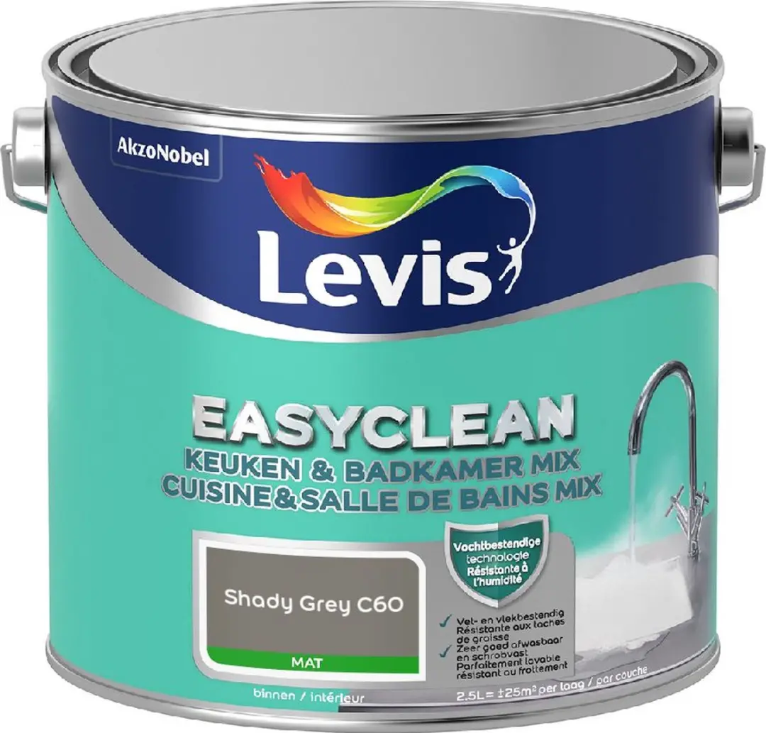 Levi's Easyclean Mengverf Shady Grey C60