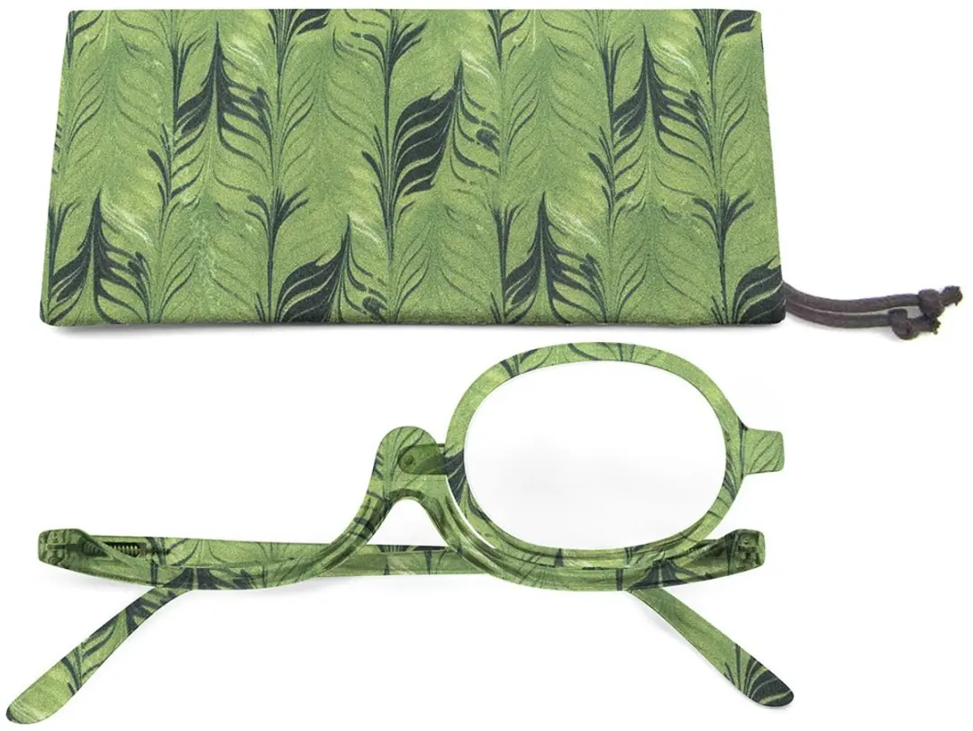 Make-up bril groen +2.0