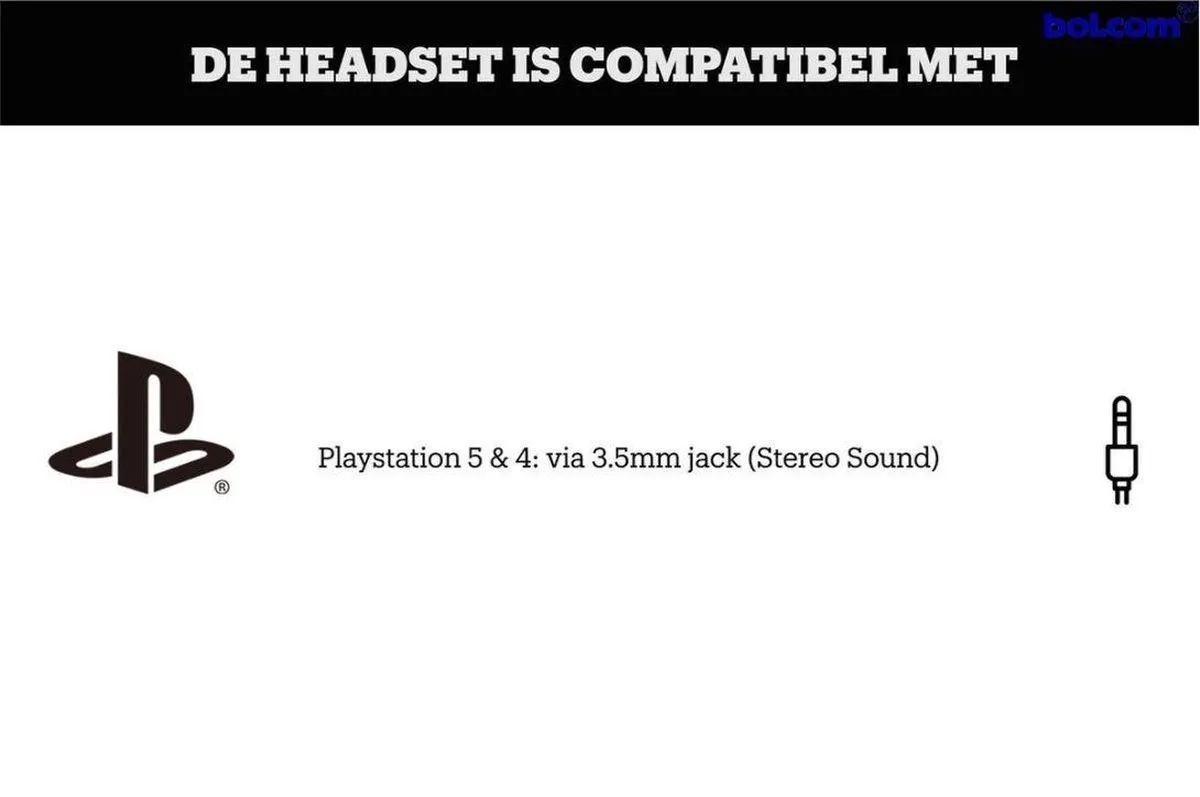 Trust GXT 488B Forze - Gaming headset voor PS4 Official licenced - 3.5mm aansluiting - Blauw