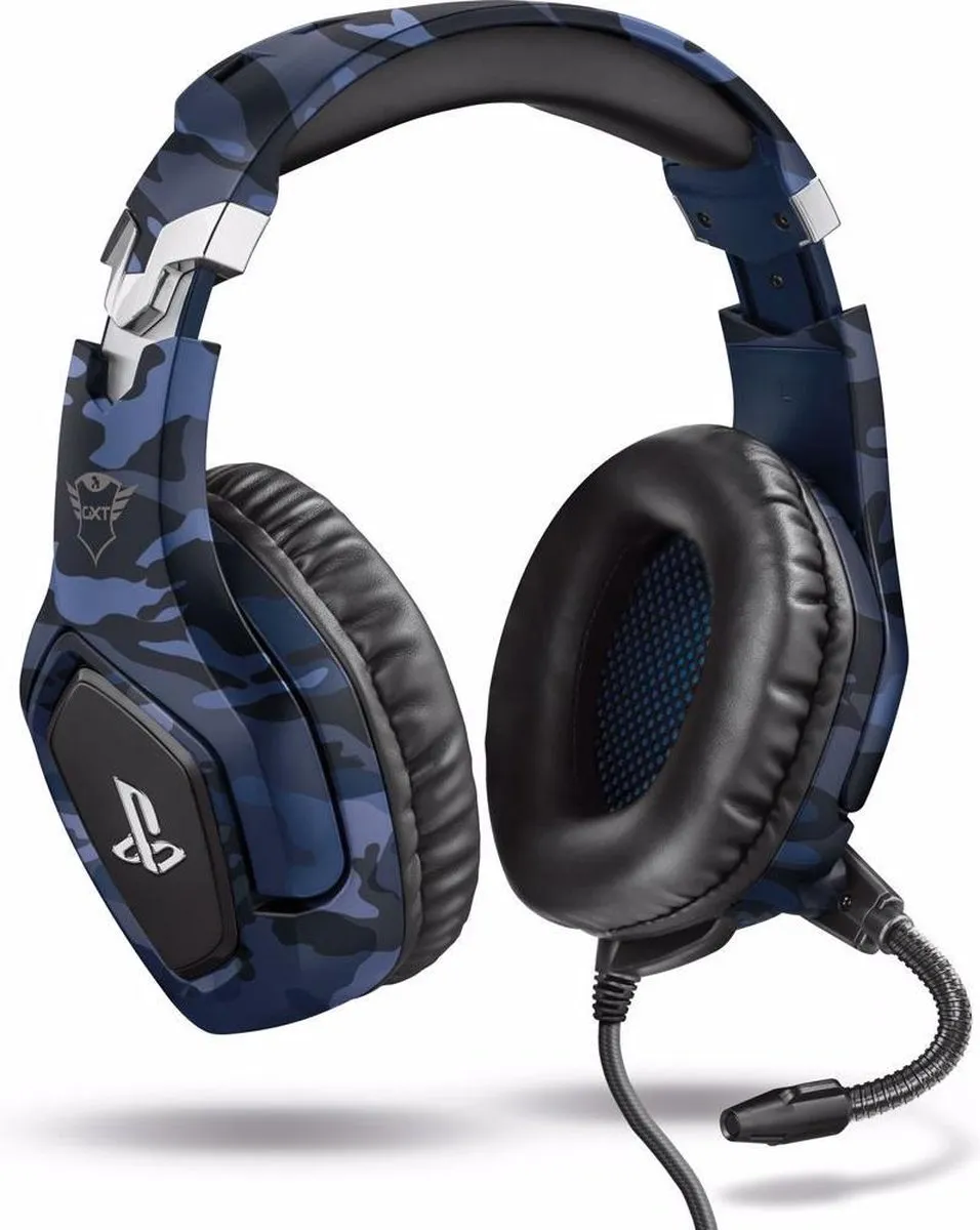 Trust GXT 488B Forze - Gaming headset voor PS4 Official licenced - 3.5mm aansluiting - Blauw