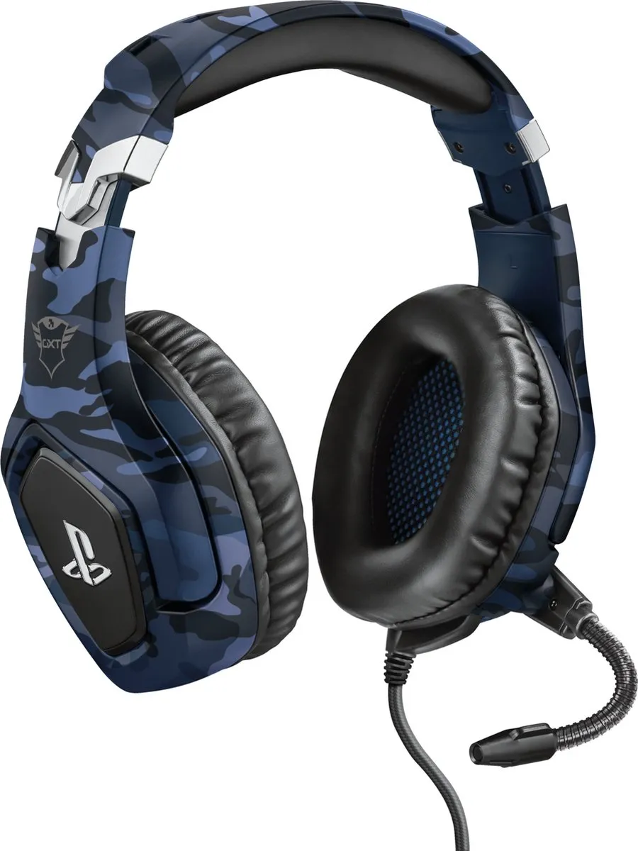 Trust GXT 488B Forze - Gaming headset voor PS4 Official licenced - 3.5mm aansluiting - Blauw