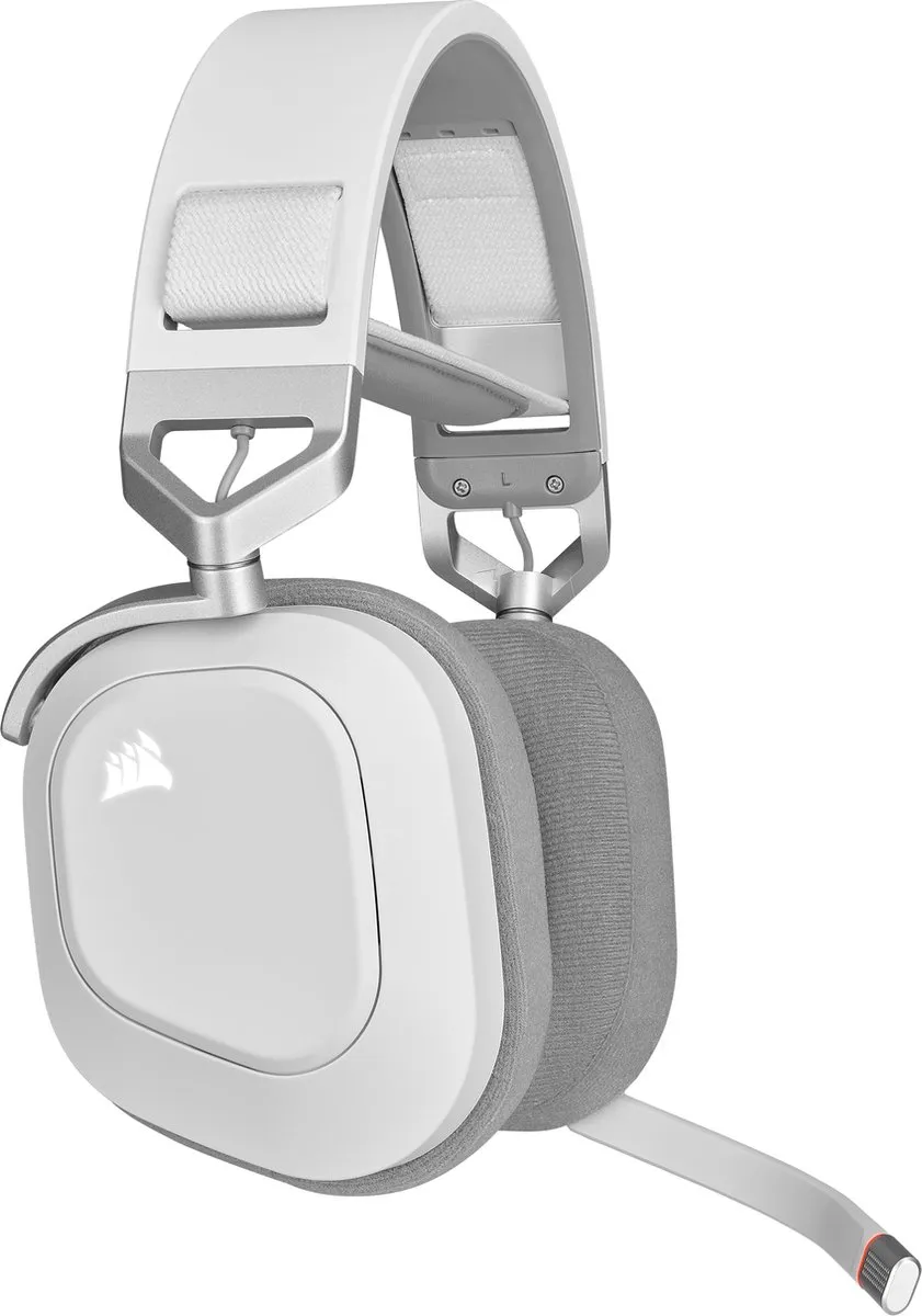 Corsair HS80 RGB CA-9011236-EU Draadloze Gaming Headset - Wit