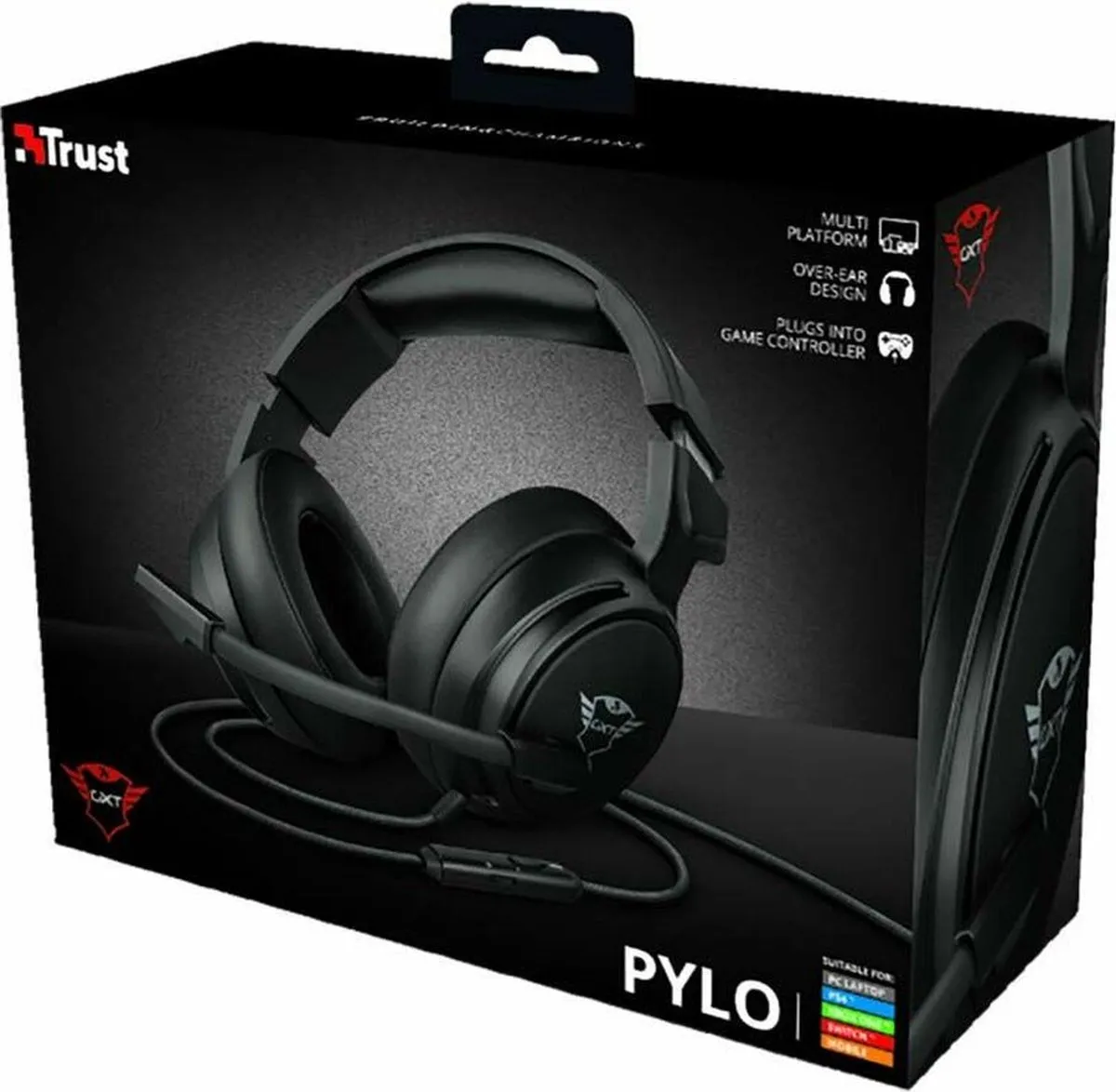 Trust GXT433 PYLO Headset - 50mm Drivers - Zwart - afbeelding 6 van 6