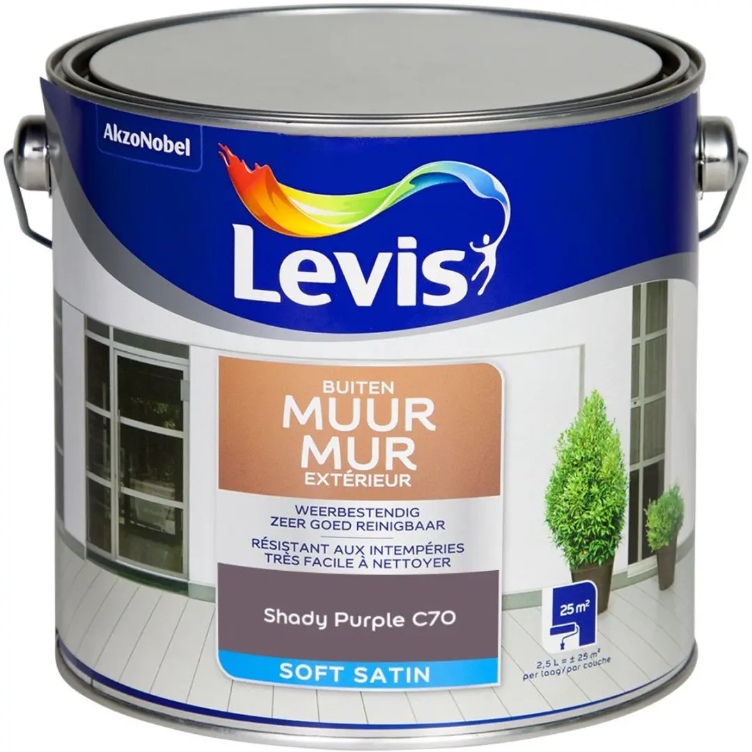 Levi's Muur Buiten Mix Mengverf Shady Purple C70