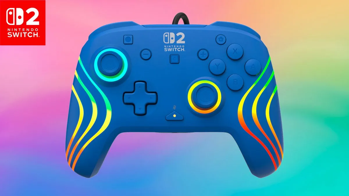 Turtle Beach Afterglow - Controller - Nintendo Switch 2 + Nintendo Switch - Blauw