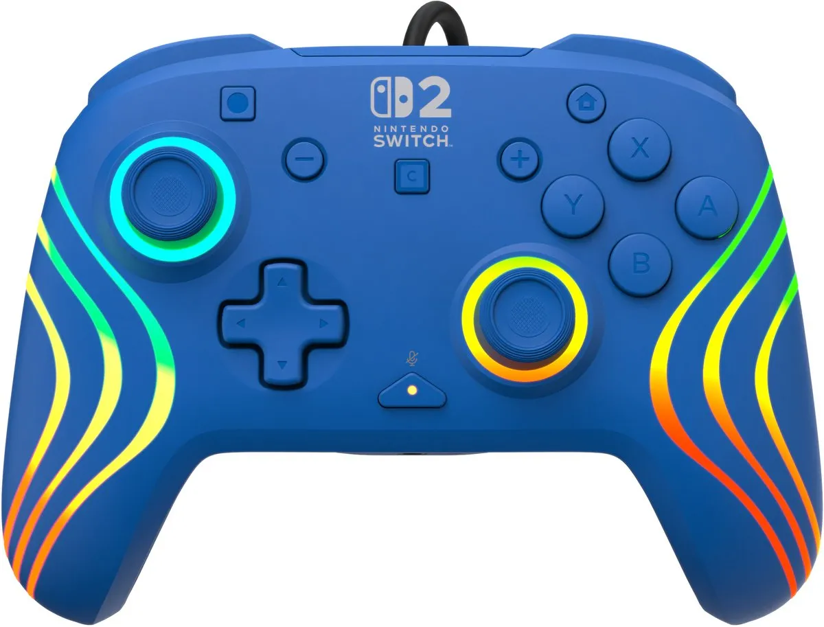 Turtle Beach Afterglow - Controller - Nintendo Switch 2 + Nintendo Switch - Blauw