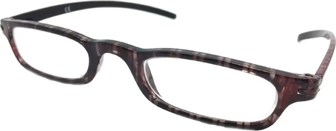 Hip Leesbril Bruin Gestreept +2.5