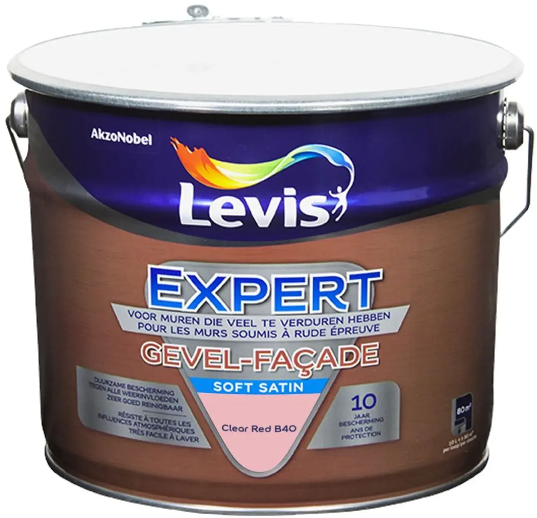 Levi's Expert Gevel Mix Clear Red B40 Mengverf 10L