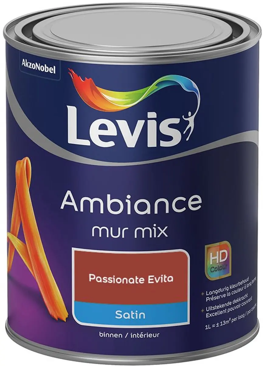 Levi's Ambiance Mur Satin Mix Mengverf 1L