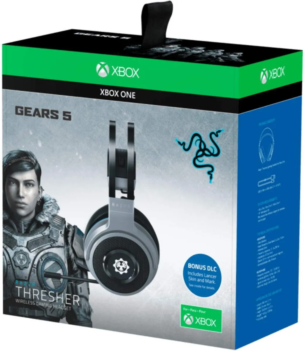 Razer Thresher Draadloze Gaming Headset Gears of War 5 Edition Xbox Series X/Xbox One - Zwart