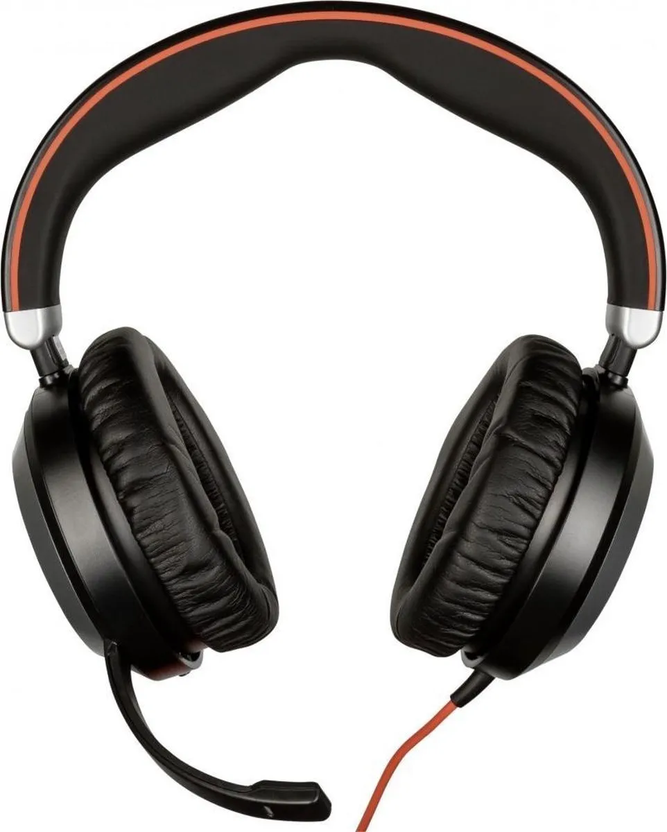 Jabra Evolve 80 UC Headset JABRA_606734 - Zwart