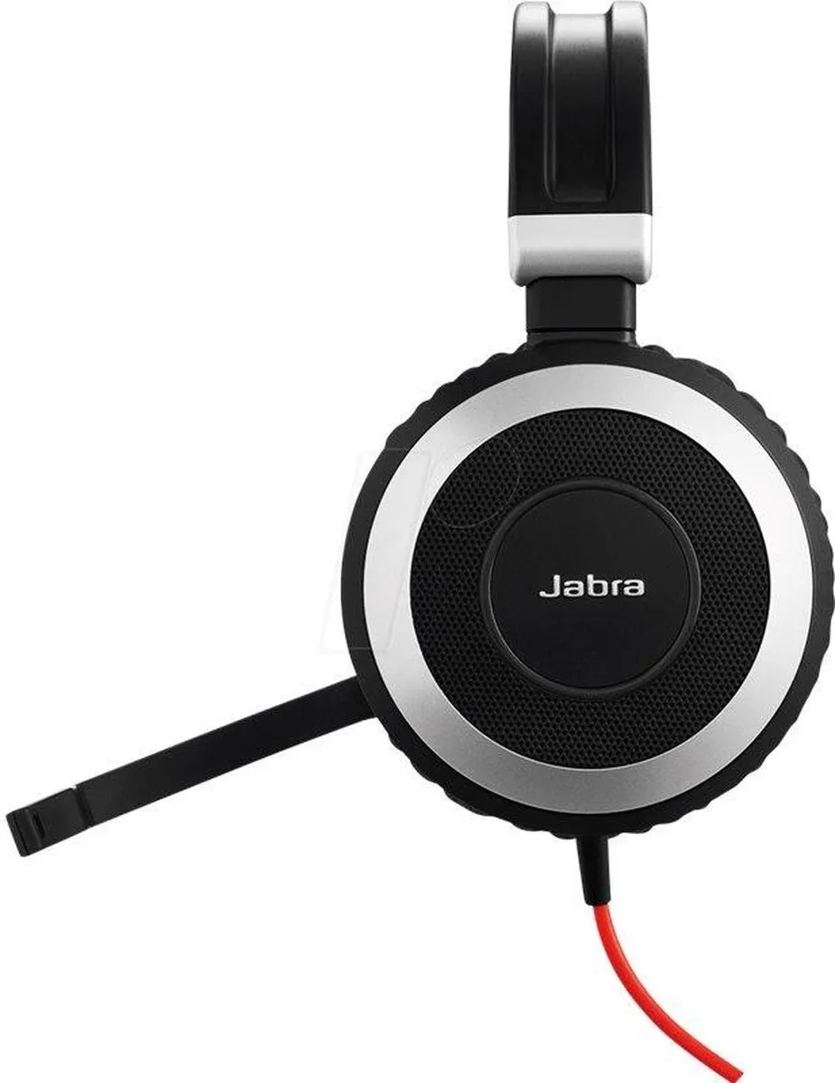 Jabra Evolve 80 UC Headset JABRA_606734 - Zwart