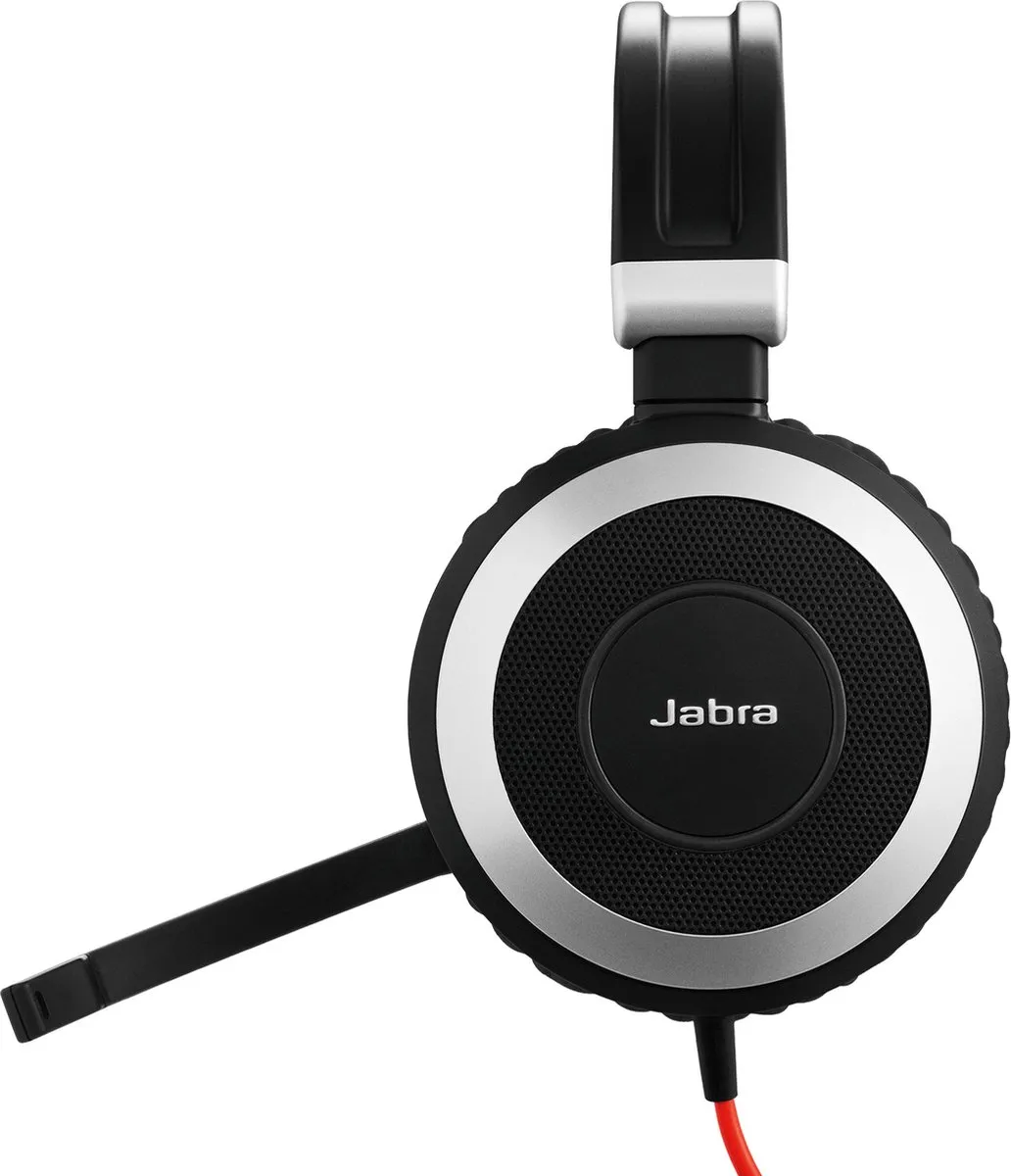 Jabra Evolve 80 UC Headset JABRA_606734 - Zwart