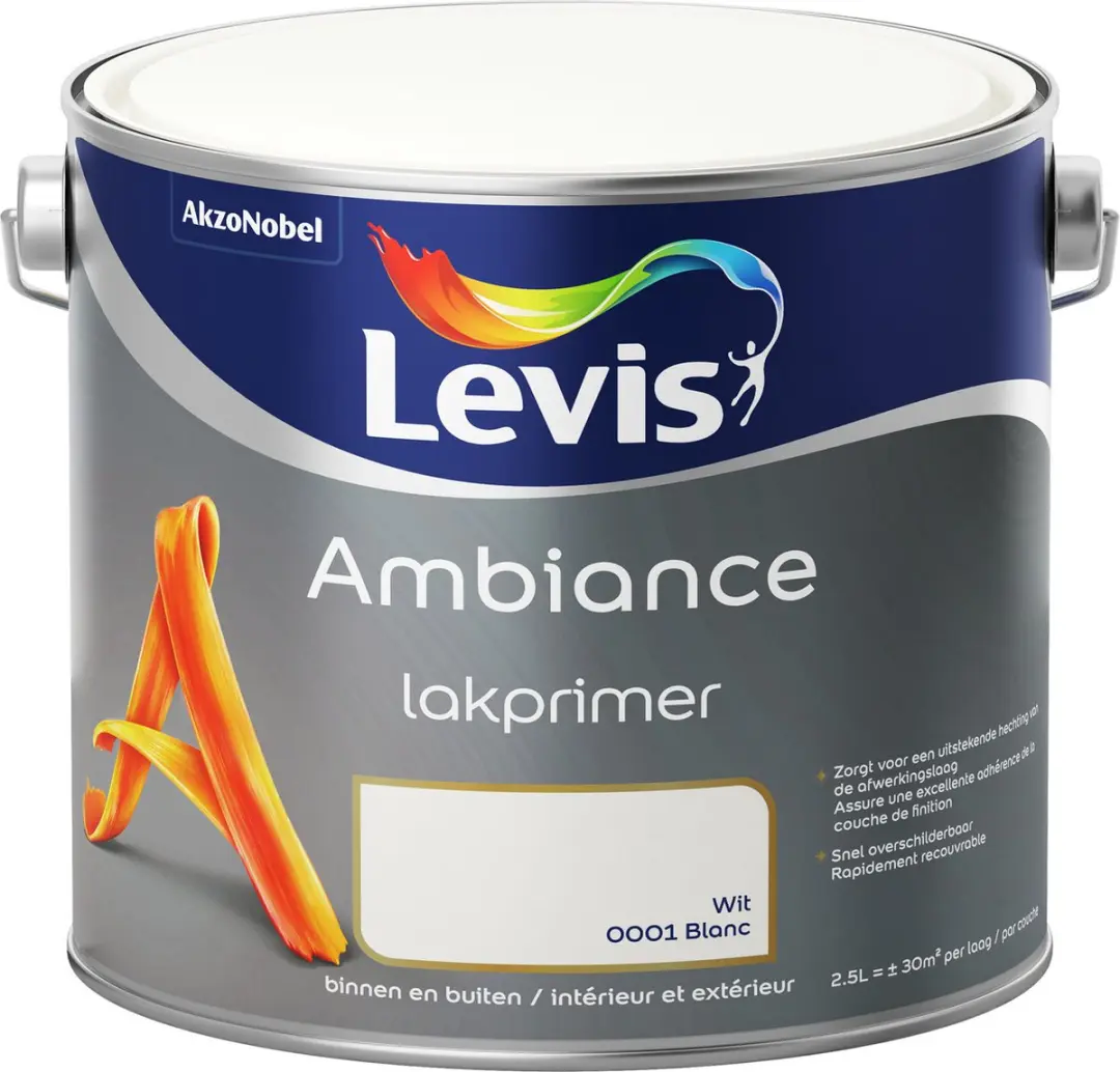 Levi's Ambiance Lak Primer Wit 2,5L