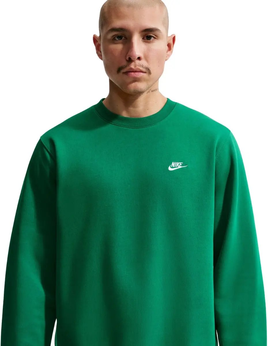 Nike Club BB Sweater Heren - Groen M