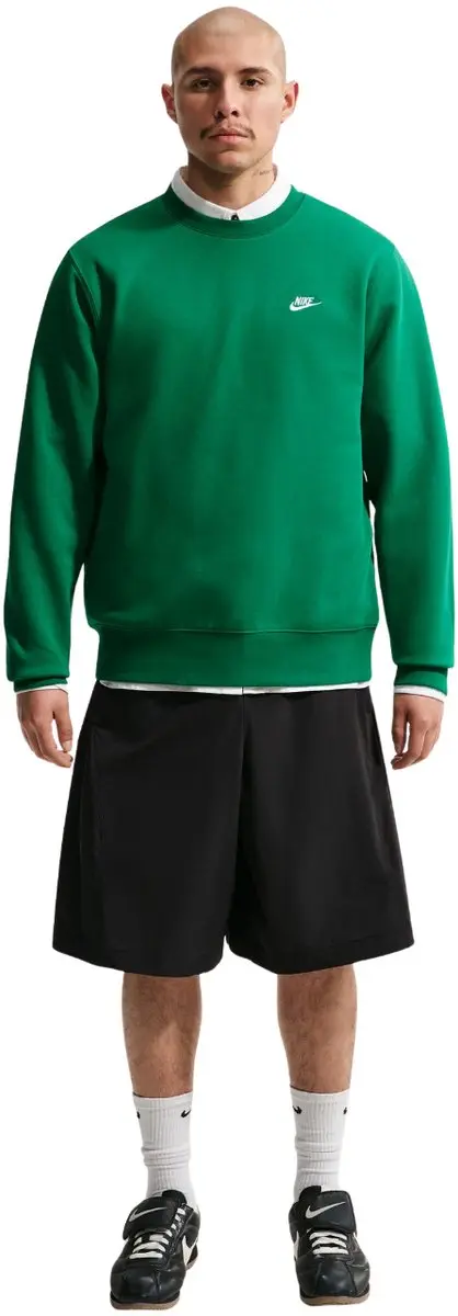 Nike Club BB Sweater Heren - Groen M