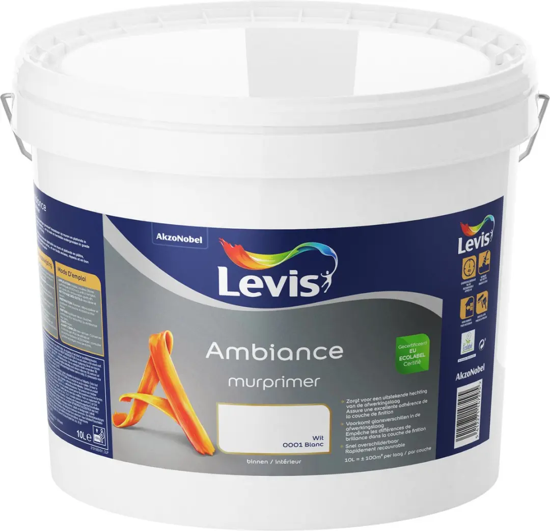 Levi's Ambiance Mur Primer Wit 10L
