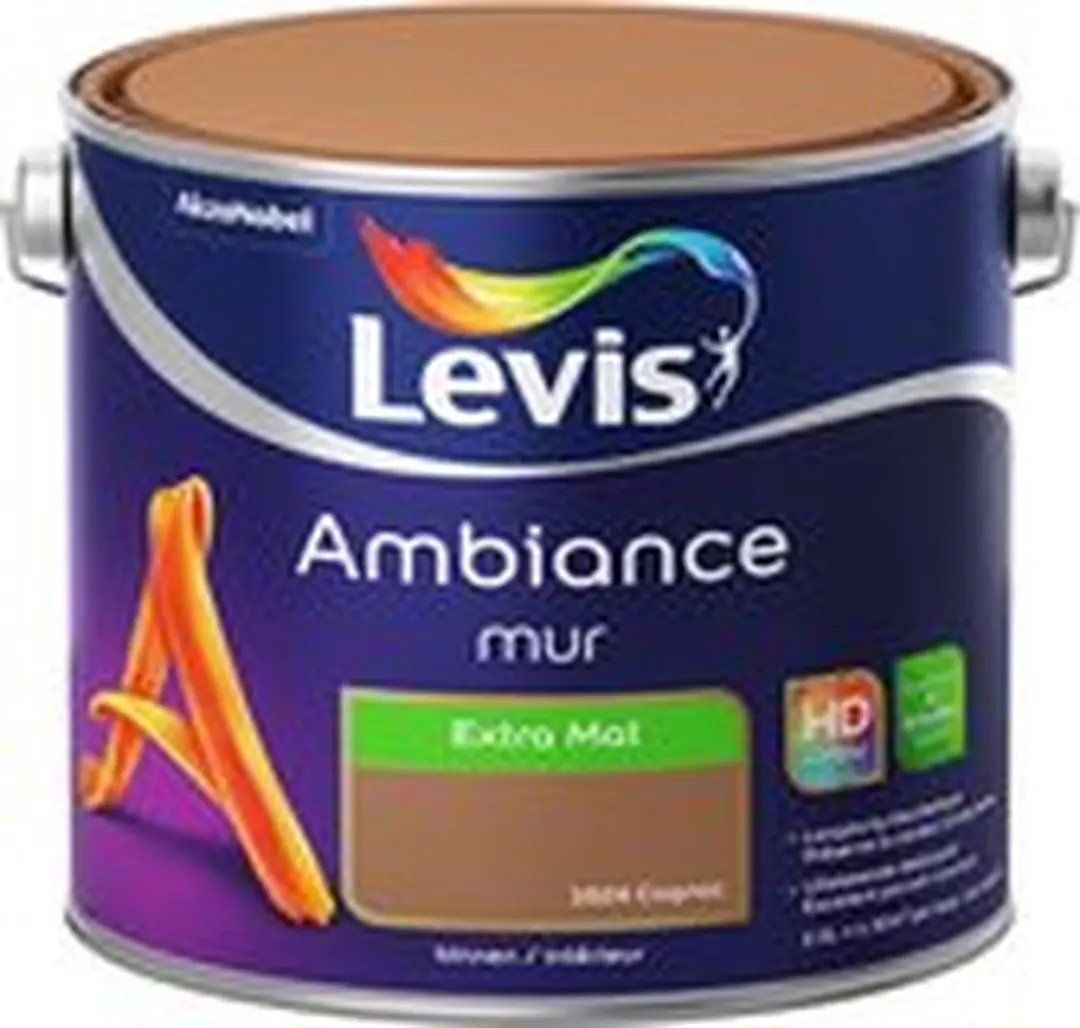Levi's Ambiance Muurverf Extra Mat Cognac 2,5L