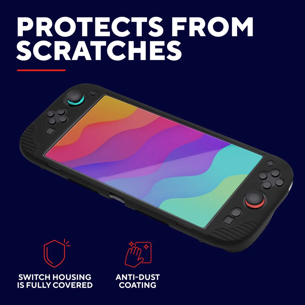 Trust GXT1253 GRIP – Switch 2 Grip – Beschermhoes – voor Console & Joy–Cons – voor Nintendo Switch – Zwart