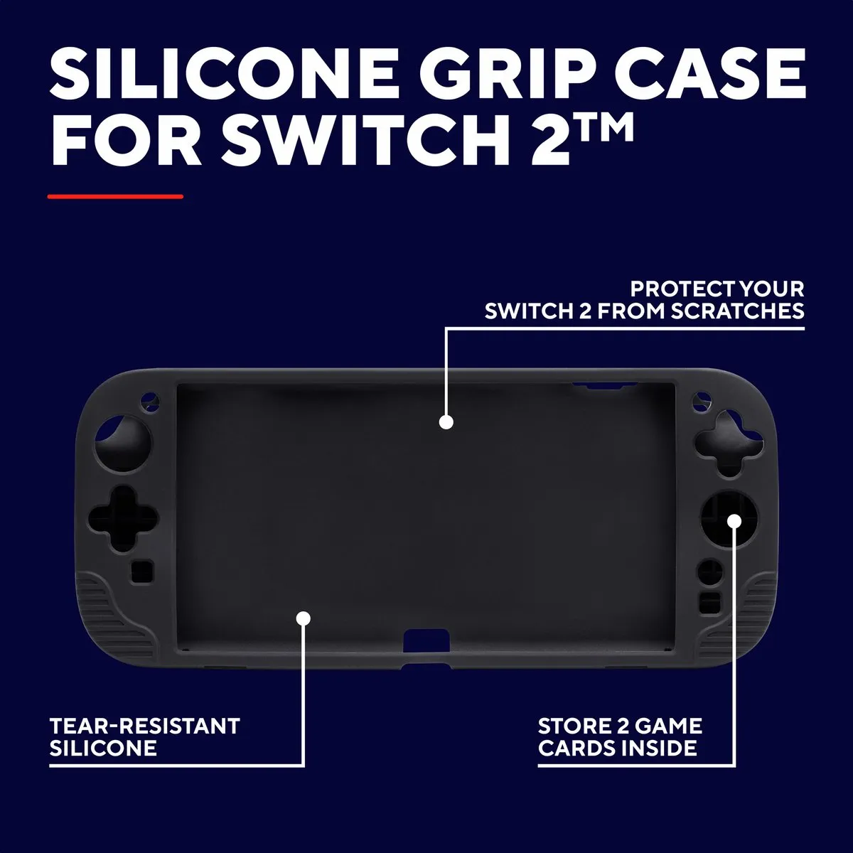 Trust GXT1253 GRIP – Switch 2 Grip – Beschermhoes – voor Console & Joy–Cons – voor Nintendo Switch – Zwart