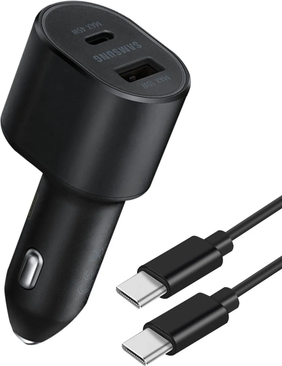 Samsung Fast Charge 2-Port Car Charger 45W