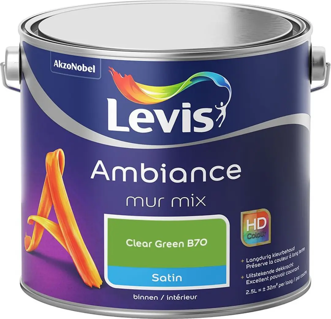 Levi's Ambiance Mur Satin Mix Mengverf 2,5L