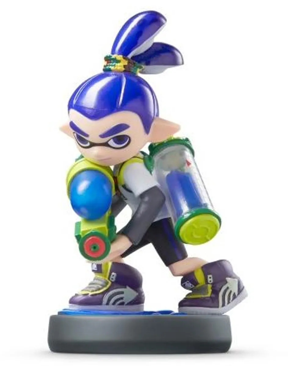Nintendo Inkling Boy Neon Green Amiibo - Splatoon 2