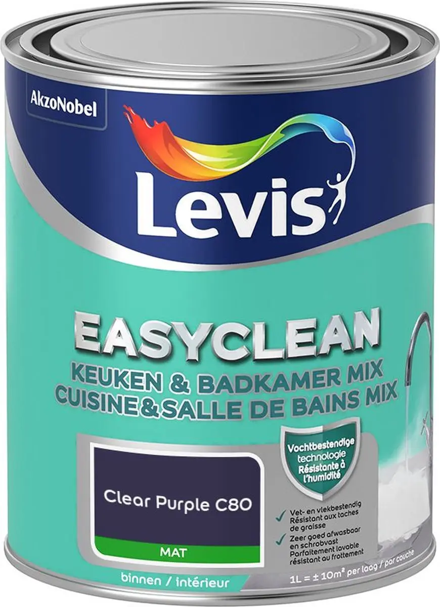 Levi's Easyclean Mengverf Clear Purple C80