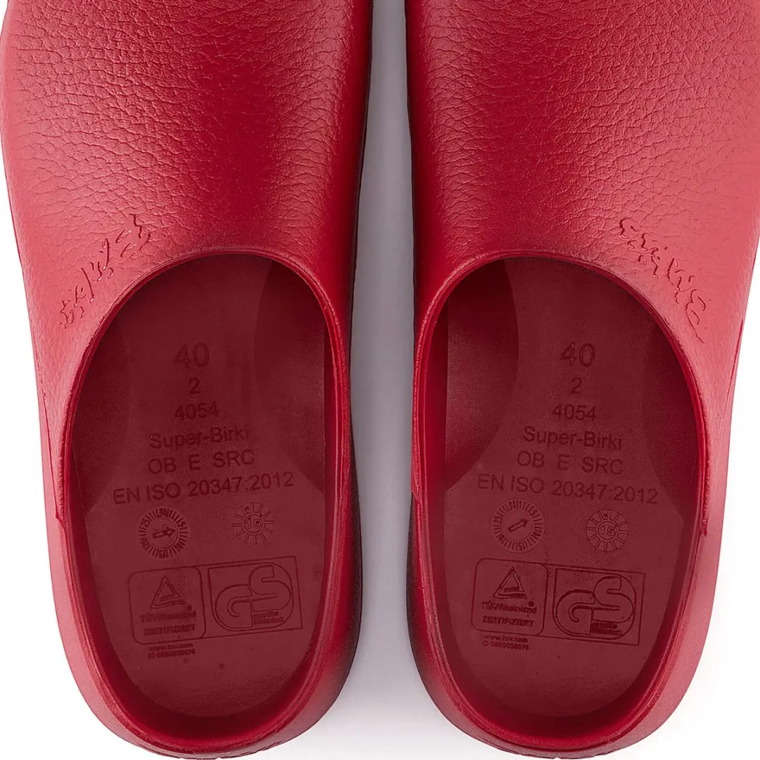 Birkenstock Super Birki Slippers - Rood - Maat 35