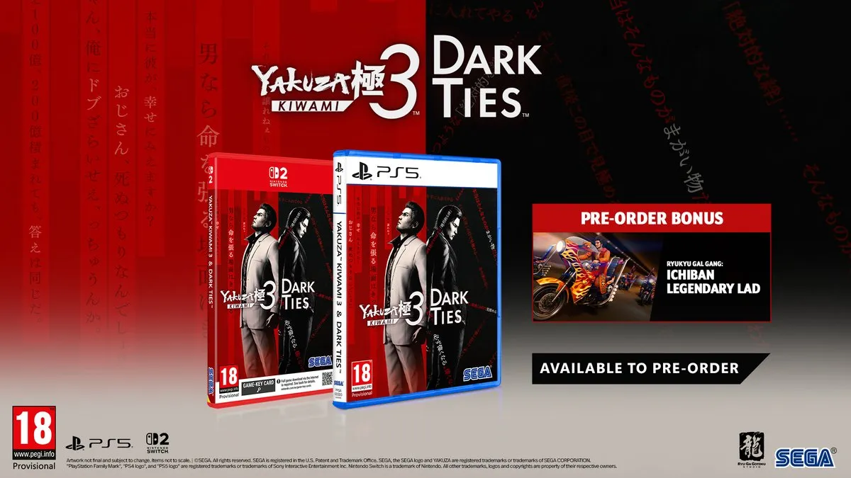 Yakuza Kiwami 3 & Dark Ties - Nintendo Switch 2