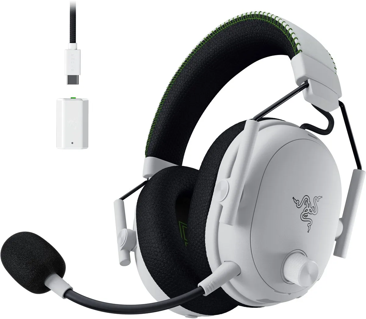 Razer BlackShark V3 Pro - Draadloze Gaming Headset - 7.1 Surround - 2.4 GHz - Xbox Licensed - Wit