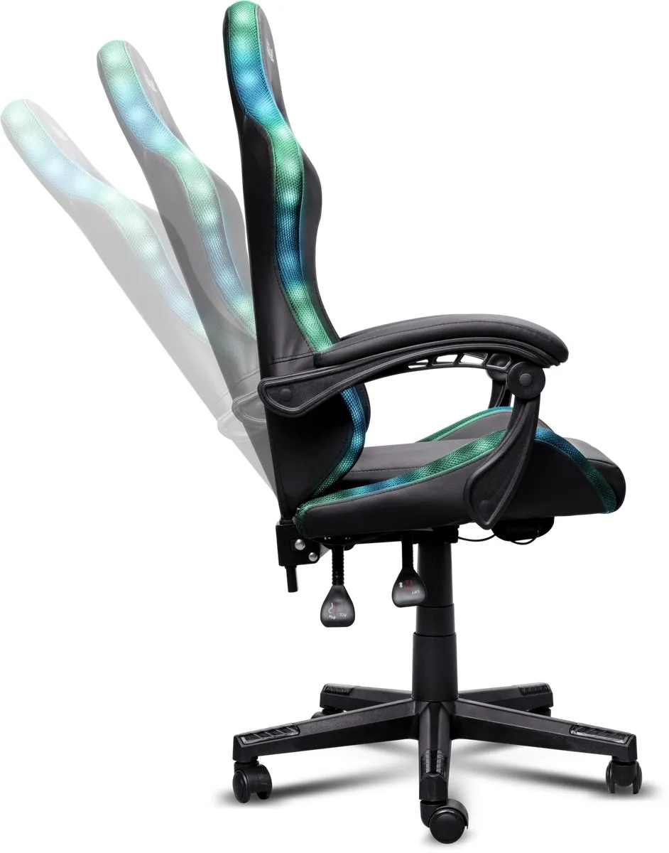 Trust GXT 704 Roniq RGB Gamingstoel - Zwart