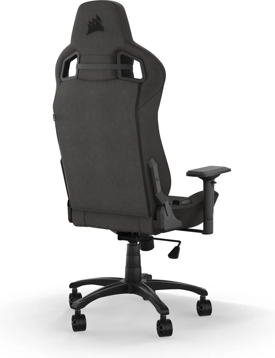 Corsair T3 RUSH - Stoffen Gamestoel - Inclusief Nek- en Rugkussen - Houtskool