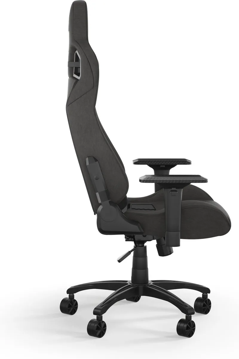 Corsair T3 RUSH - Stoffen Gamestoel - Inclusief Nek- en Rugkussen - Houtskool
