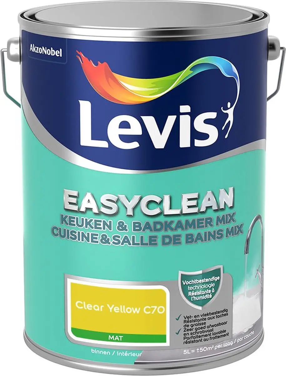 Levi's Easyclean Mengverf Clear Yellow C70 5L