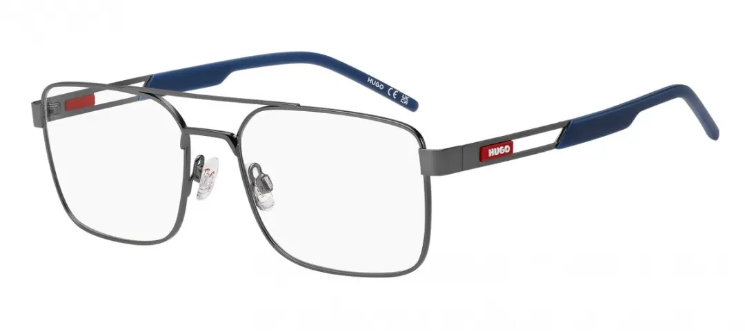 Hugo HG 1388 Matte dark ruthenium 55/18/145 MAN Brilmonturen
