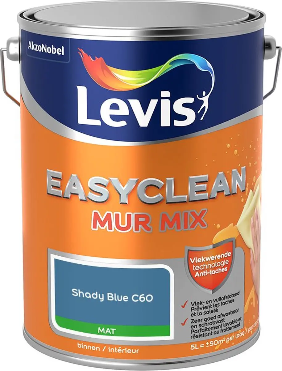 Levi's Easyclean Mur Mat Mix Shady Blue C60