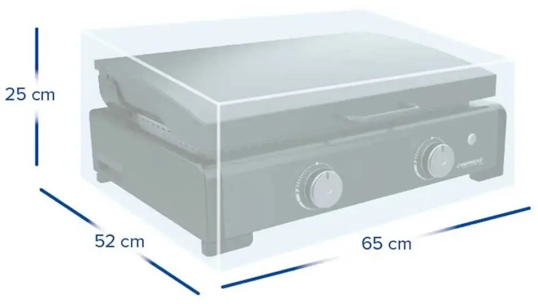 Campingaz Plancha Cover 65x25x52cm - Grijs