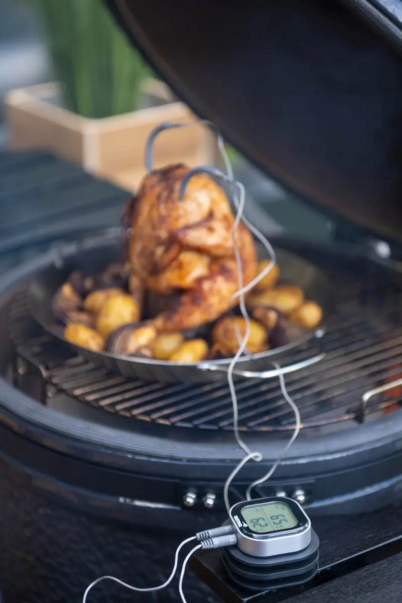 Mustang Digitale BBQ Thermometer Bluetooth - 2 Probes - Zwart