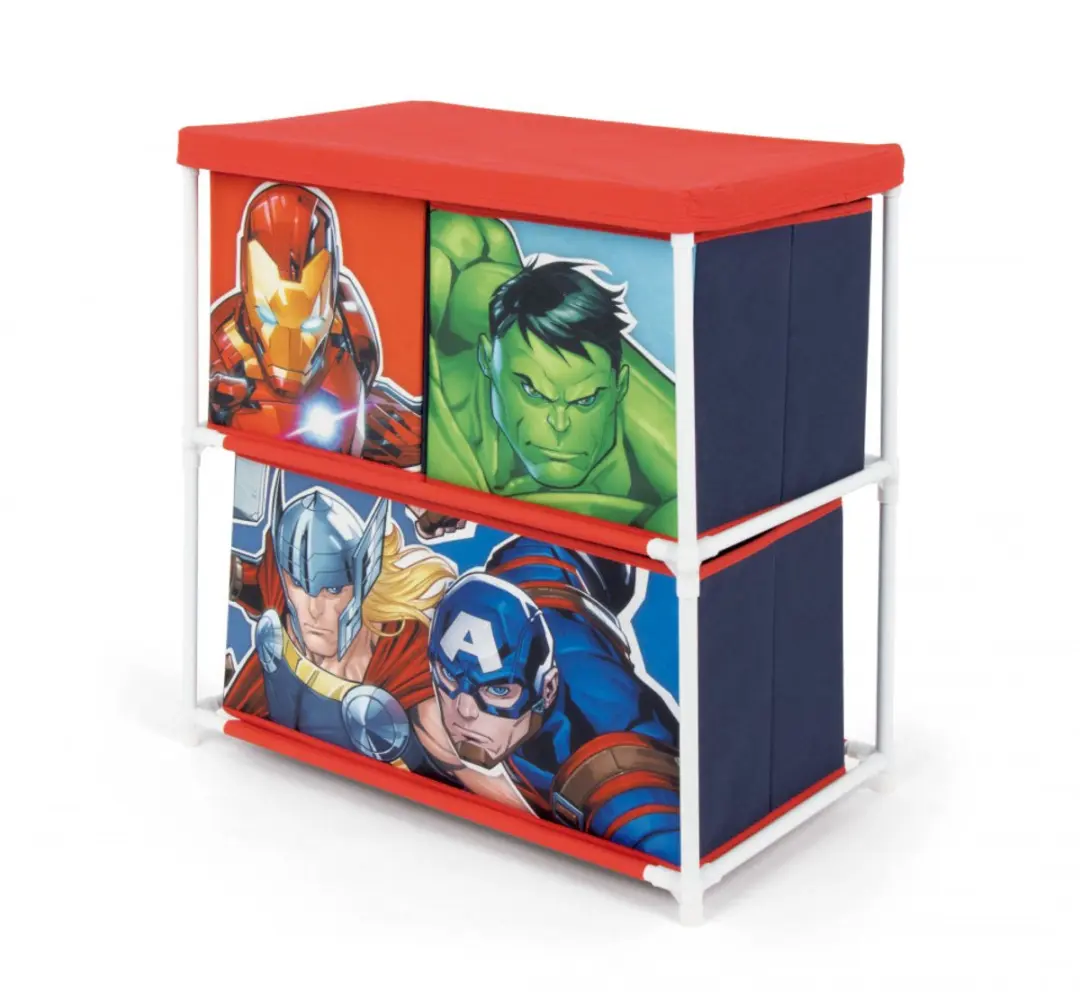 Marvel Avengers Opbergplank 3 Laden - 286L - Blauw/Rood/Wit