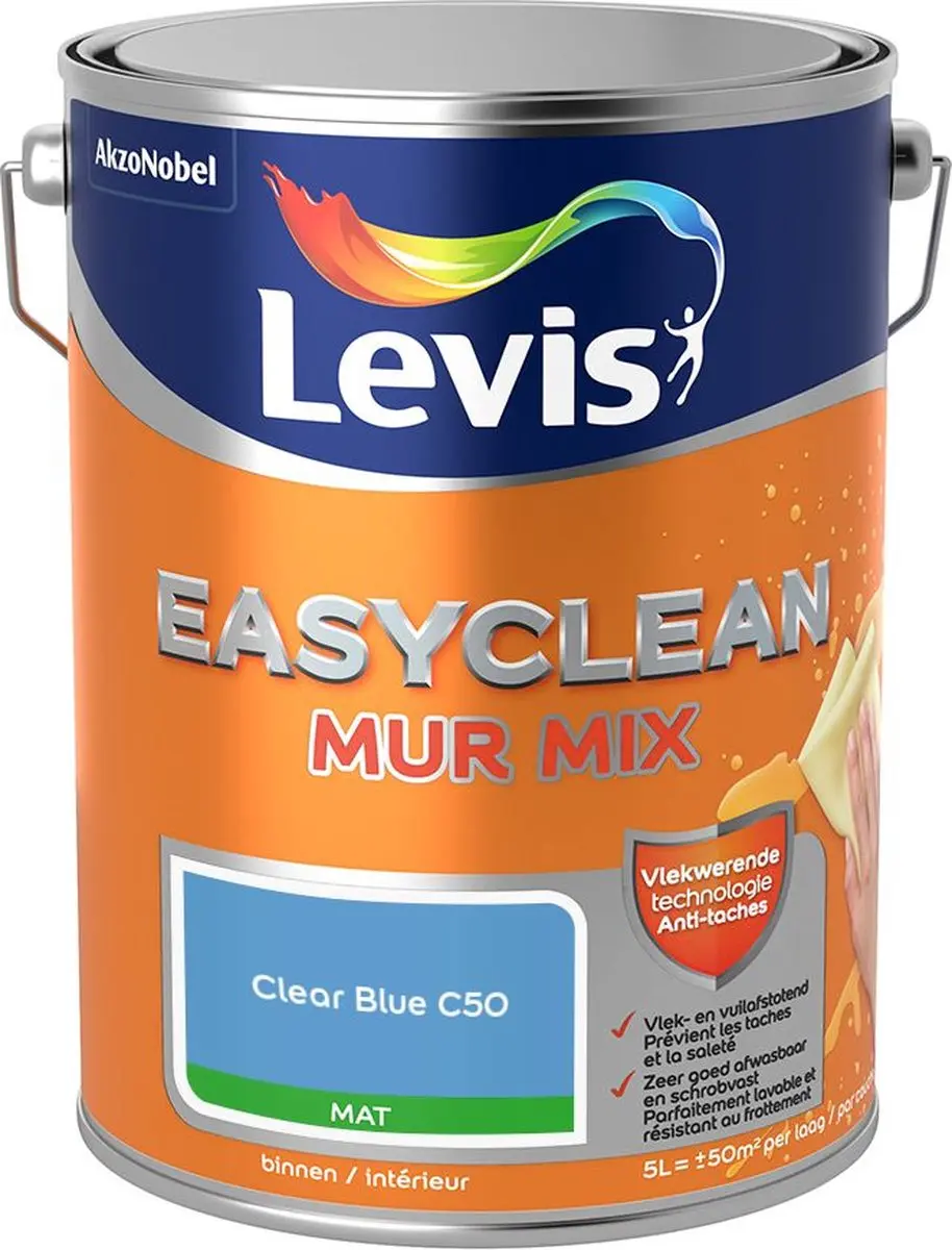 Levi's Easyclean Mur Mat Mix Clear Blue C50